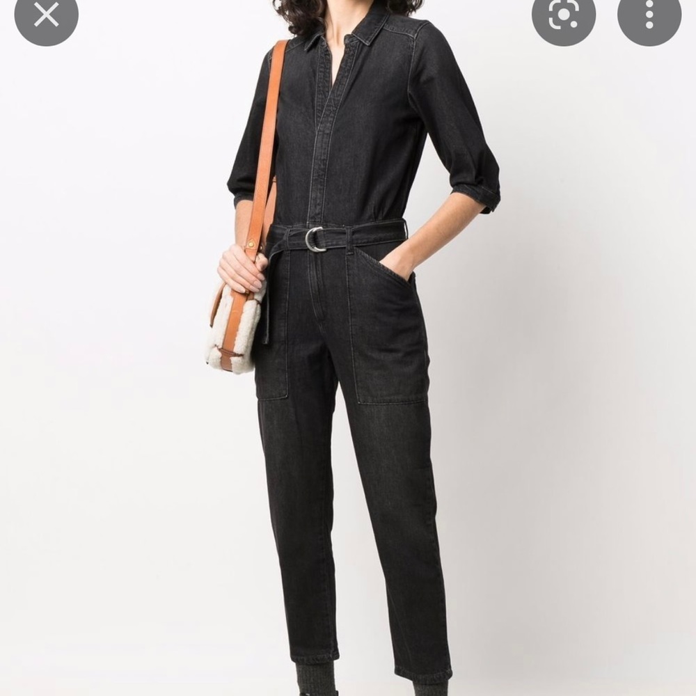 BA&SH Black Denim Jumpsuit Size 1